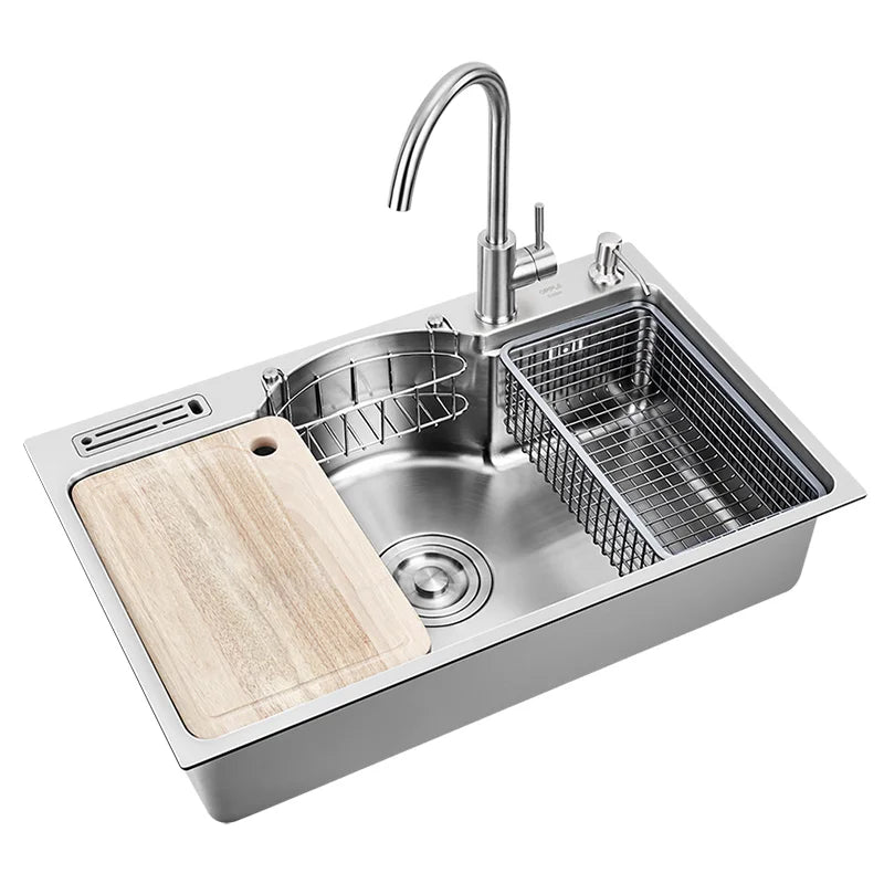Sink Stainless Steel 2mm Thickness Brushed Sinks Bowl