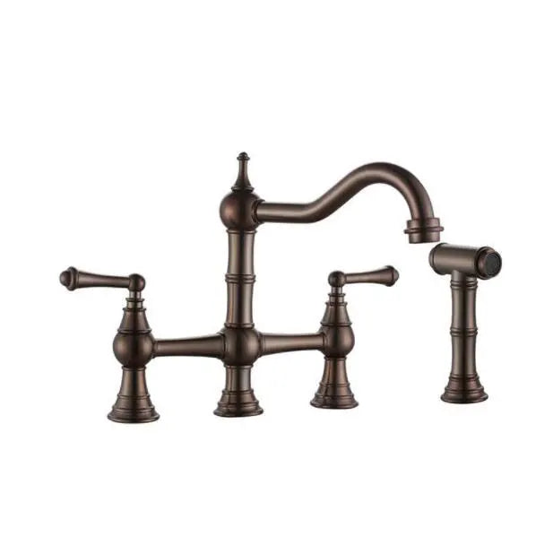 Basin Faucet Cold Faucet Brass Double-Handle Swivel Sink