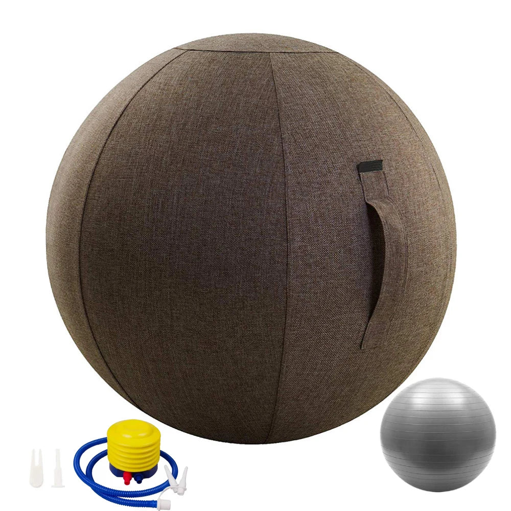 Sports Yoga Balls Handle & Cover & Pump