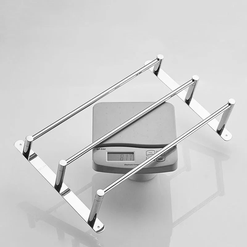 Chrome Bathroom Towel Rack 304 Stainless Steel Towel