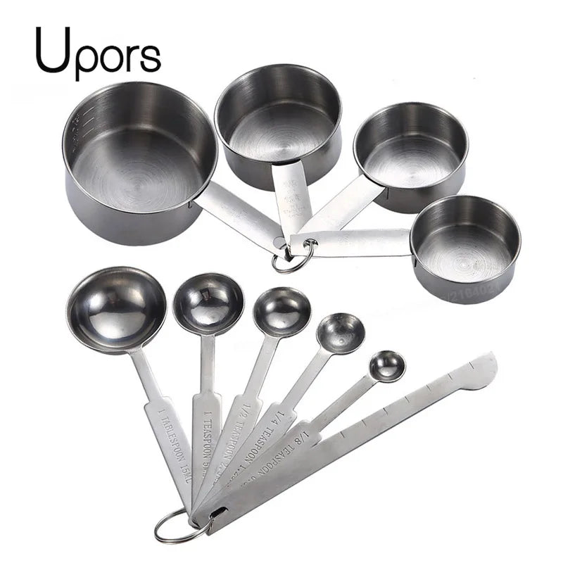 Upors Measuring Cups Premium Stackable Measuring Spoon Stainless
