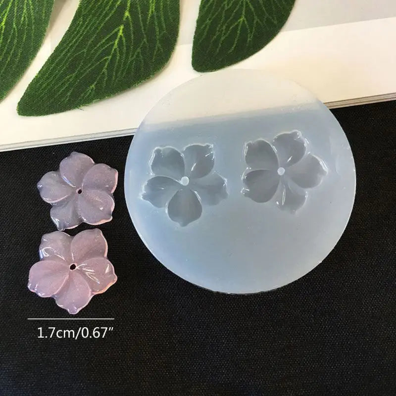 10 Styles 3d Flower Silicone Mold Resin Camellia