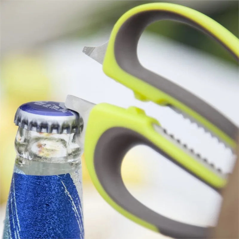 Stainless Steel Scissors Meat Chicken Bone Shears Bbq