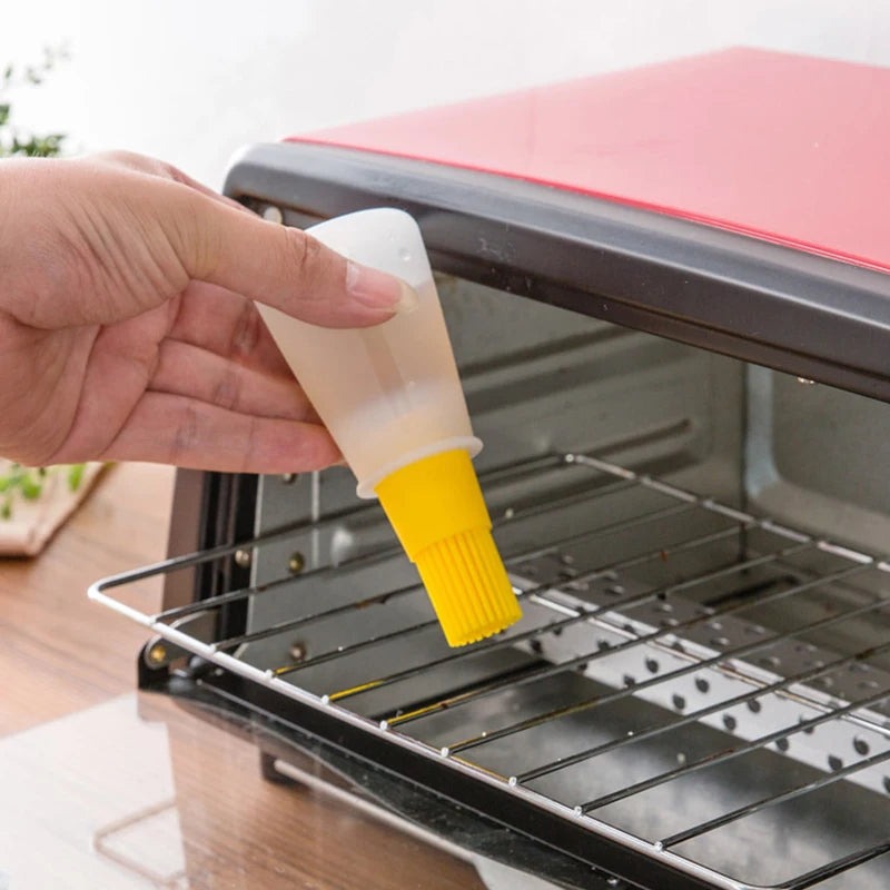 High Temperature Resistant Silicone Bottle Brush Bbq Brush
