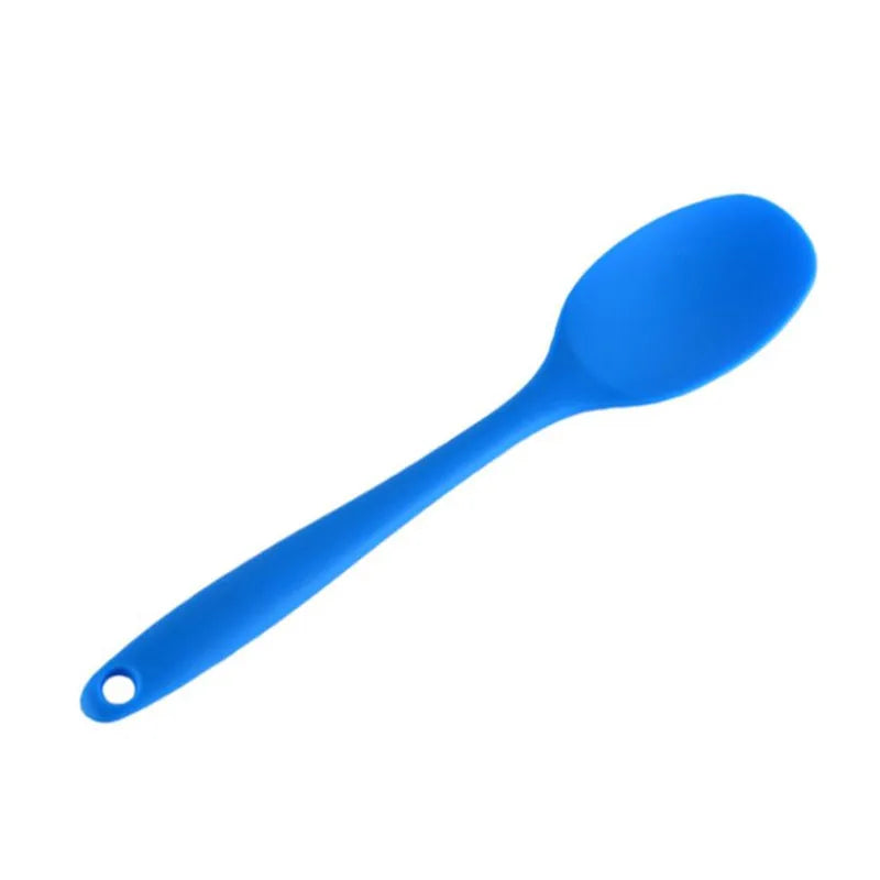 Cake Butter Spatula Silicone Spoon Mixing Spoon Long-Handled