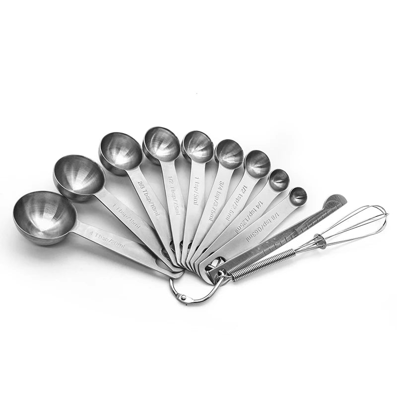 Measuring Spoons - Heavy Duty Stainless Steel Measuring