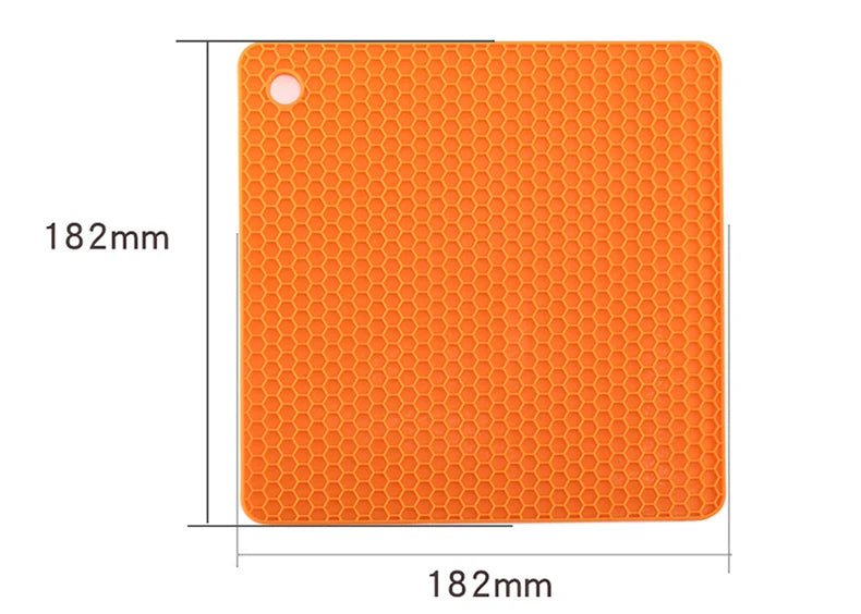 18cm Honeycomb Silicone Mat Drink Cup Coasters Heat