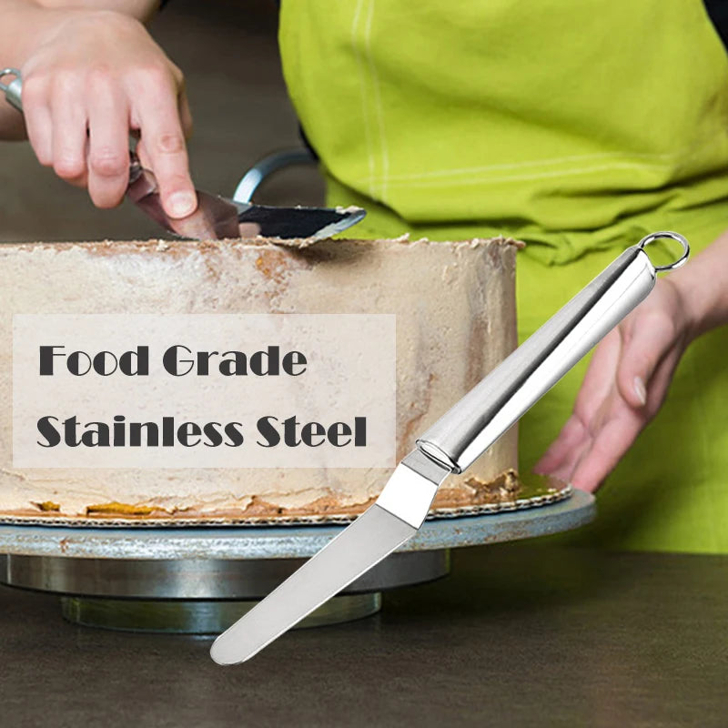 Stainless Steel Baking & Pastry Cream Spatula Cake