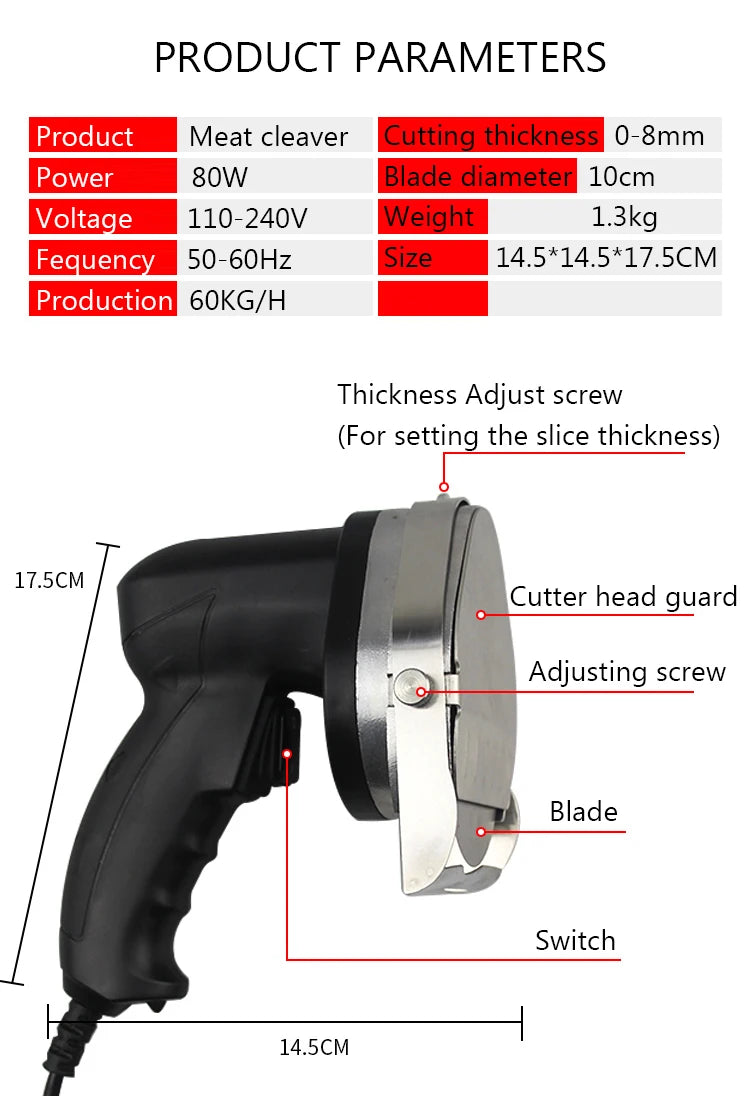 110v 220v Electric Barbecue Meat Slicer Kebab Slicer