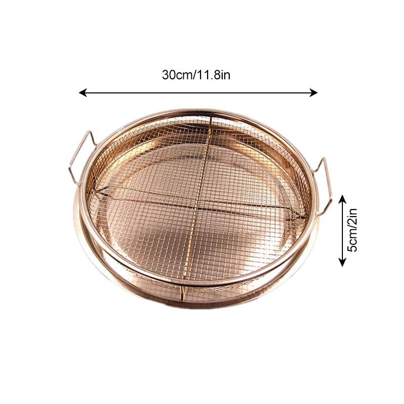 Copper Baking Tray Oil Frying Baking Pan Non-Stick
