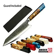 Amber Knife High Quality Blade Japanese Damascus Steel