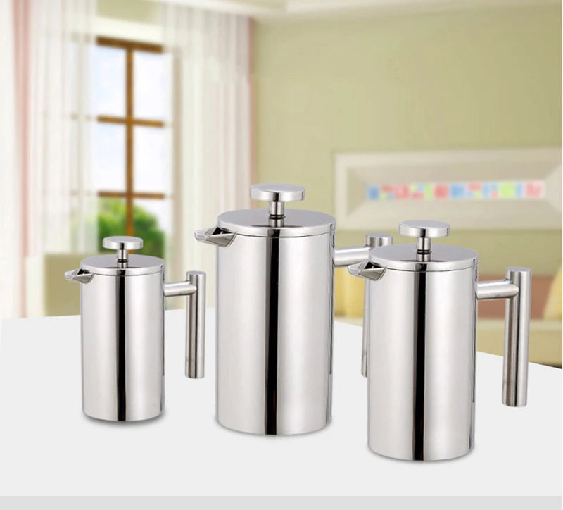 5l Coffee Maker French Press Stainless Steel Espresso