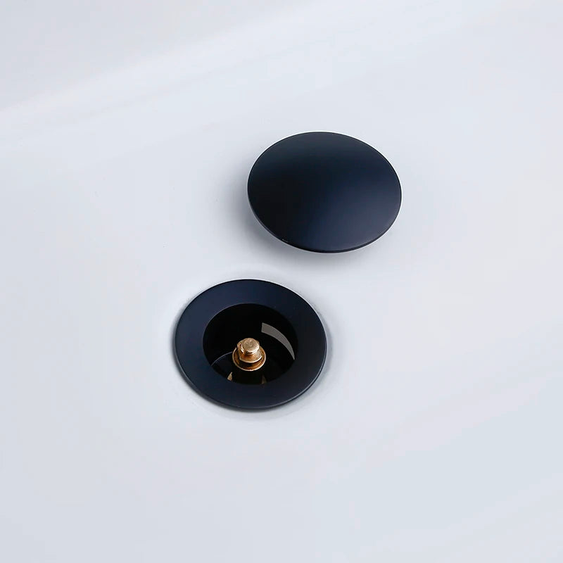 Bathroom Basin Gunmetal Pop-Up Drain Waste Stopper Sink