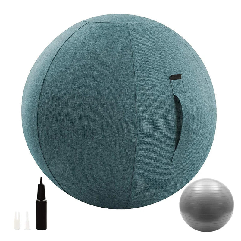Sports Yoga Balls Handle & Cover & Pump