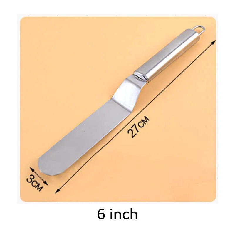 Stainless Steel Baking & Pastry Cream Spatula Cake