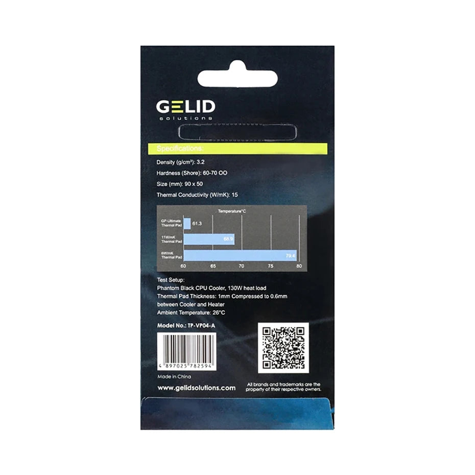 Gelid Gp-Ultimate 15w/Mk Thermal Pad Cpu/Gpu Graphics Motherboard