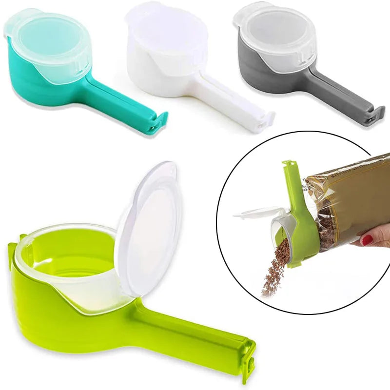 Food Storage Bag Sealing Clips Plastic Cap Sealer