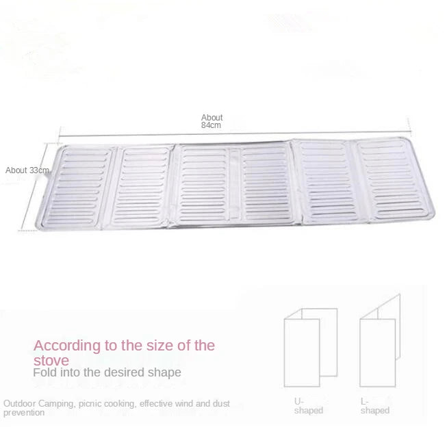 Aluminum Foil Oil Splash Guard Splashing Splatter Screen