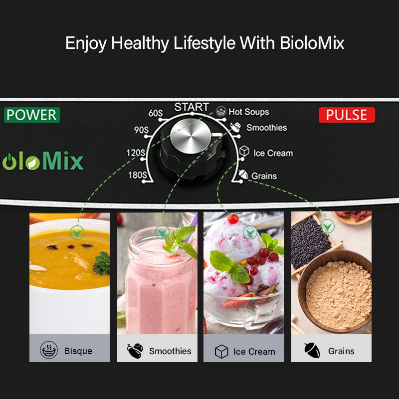 Biolomix Bpa 2l Jar 2200w Professional Smart Timer