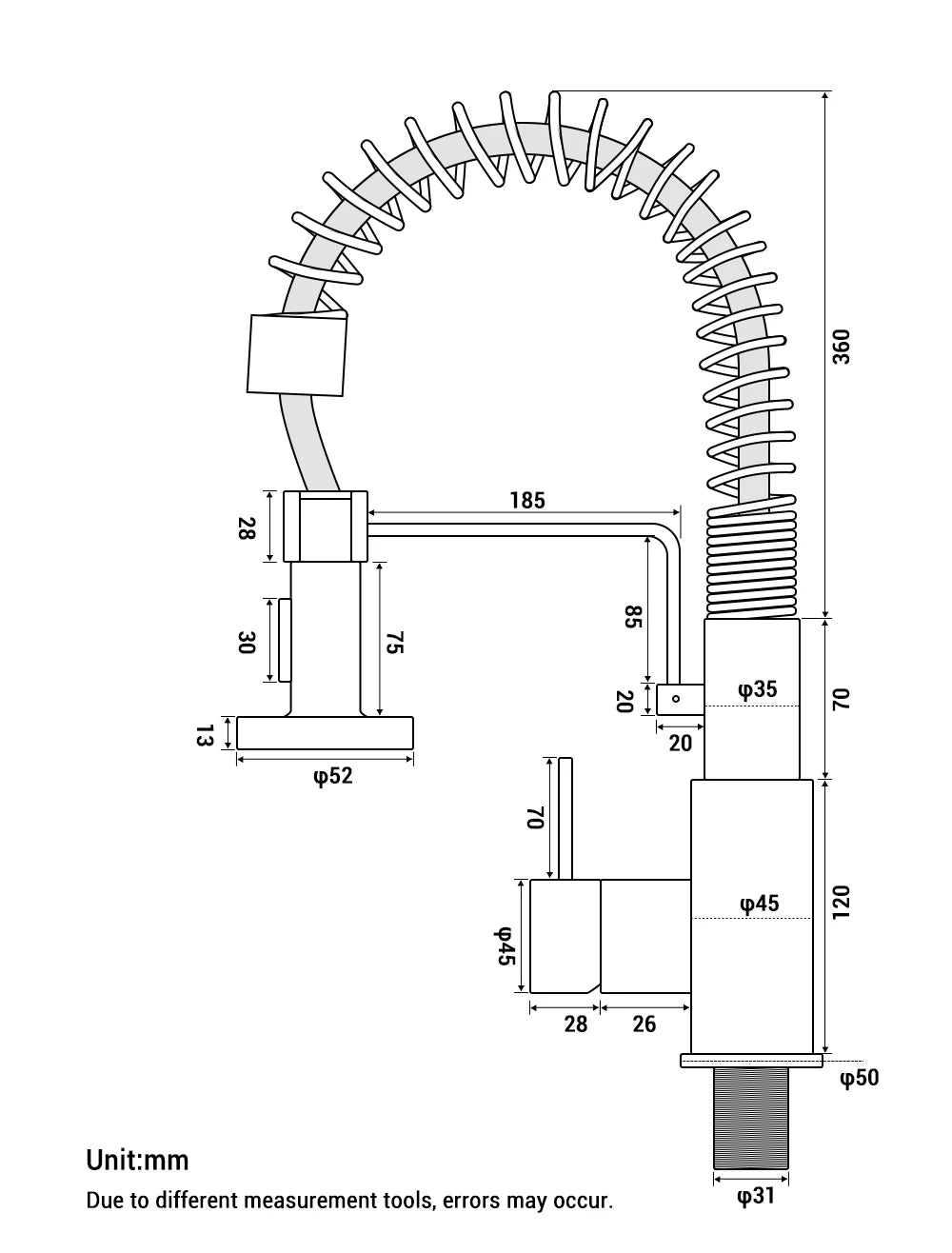 Touch On Faucet Matt Black Sensor Activated Pull