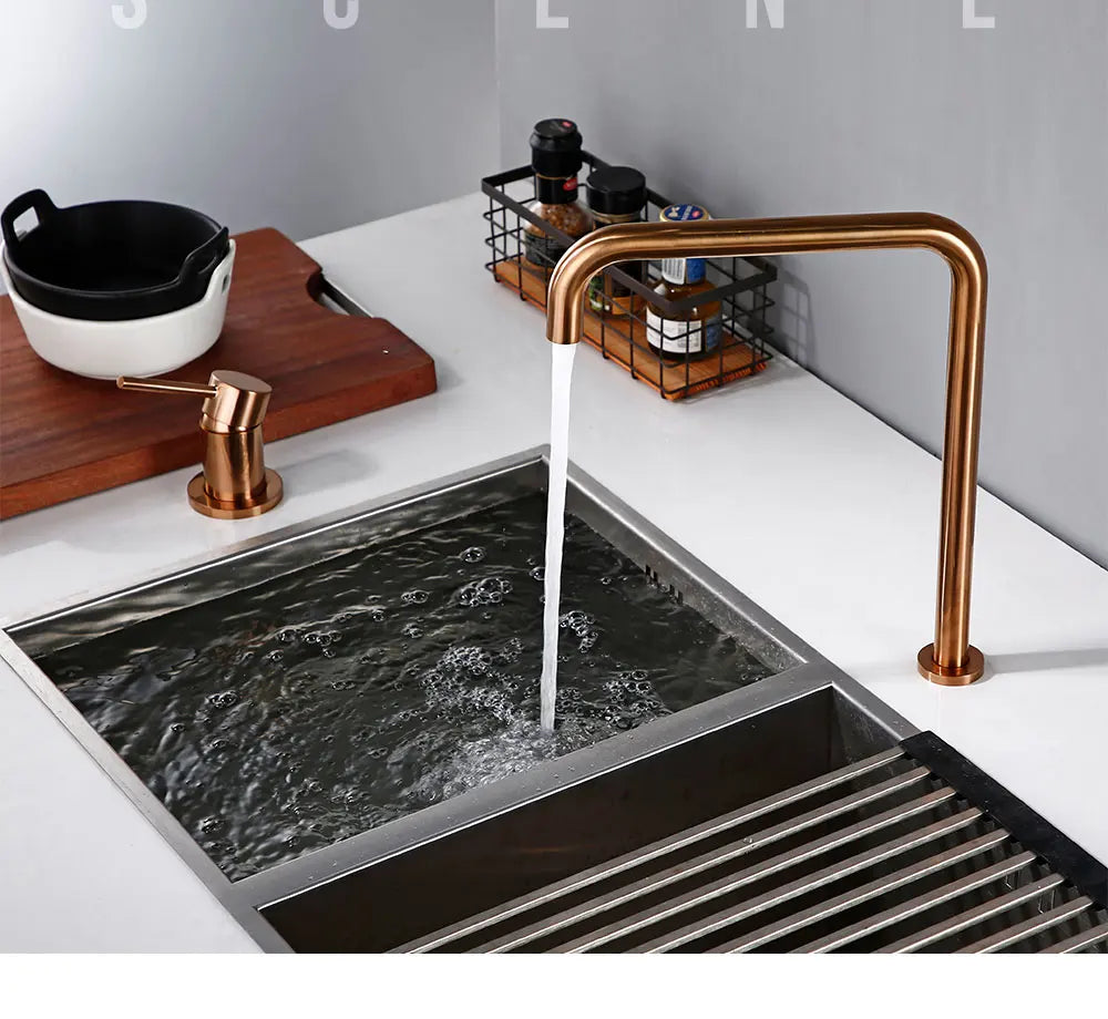 Bagnolux Golden Faucet Rod Ceramic Sheet Valve Core