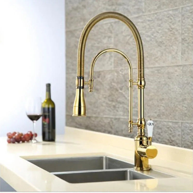 Faucet Pull Out 360 Degree Multi-Function Spring Pull