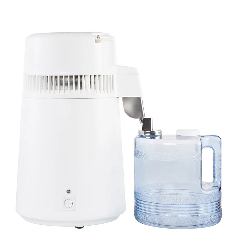 Water Distiller W/ Glass Container 750w 1gal/4l Capacity