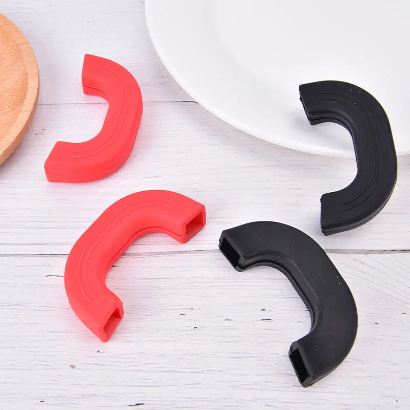 Silicone Anti-Scald Pot Handle Protectors Non-Slip Pot Clip
