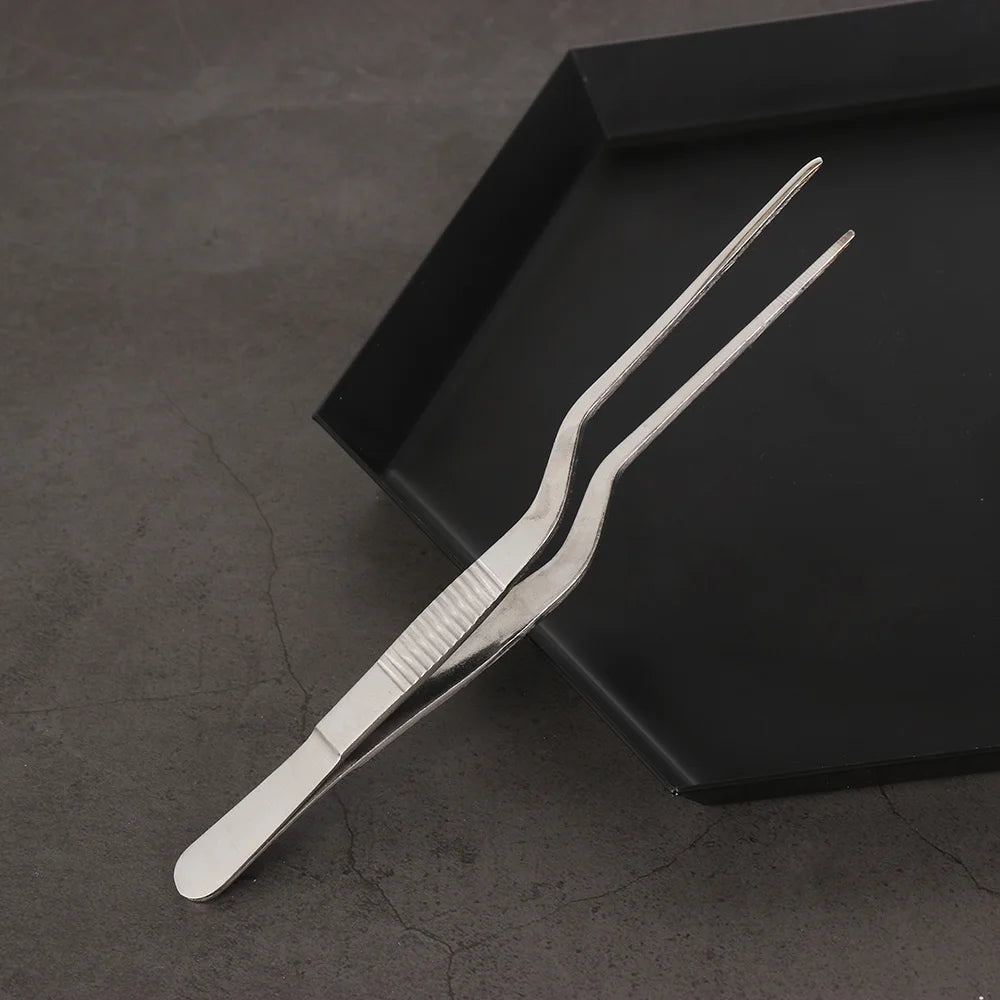 Tongs Utensils Bbq Tweezer Food Clip Stainless Steel
