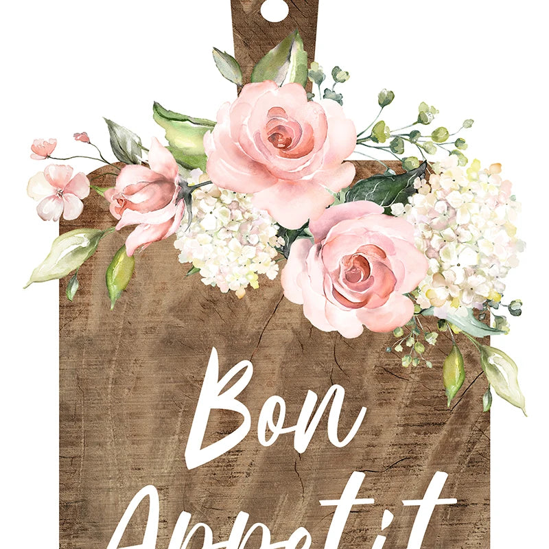 French Bon Appetit Art Print Wall Decor Housewarming
