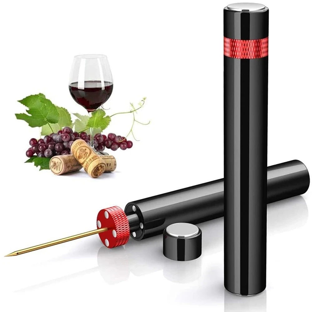 Air Pump Wine Bottle Opener Safe Stainless Steel