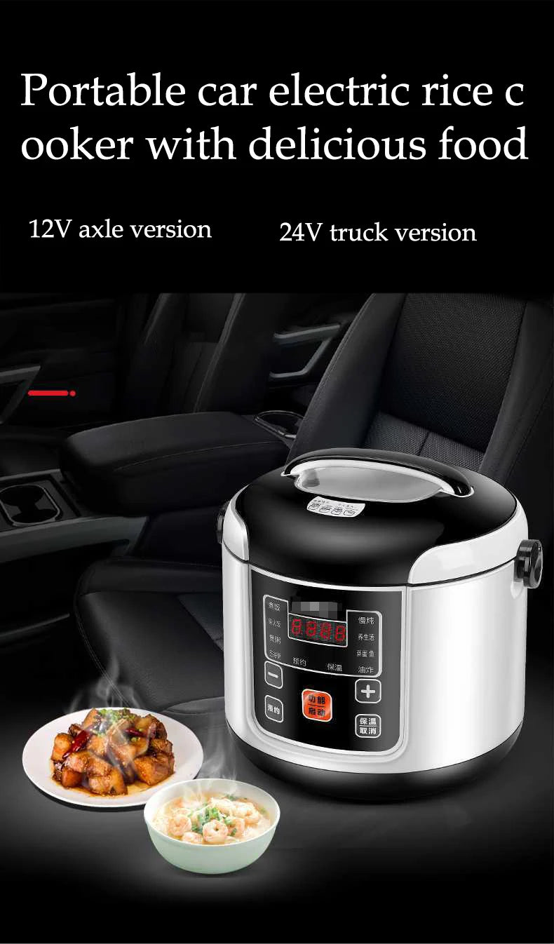 Car Rice Cooker 12v 24v 220v Car Dual