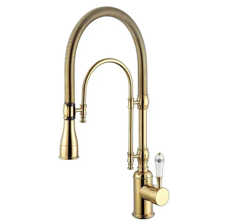 Faucet Pull Out 360 Degree Multi-Function Spring Pull