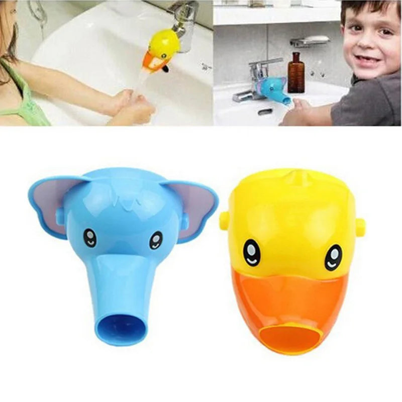 Lovely Cartoon Faucet Extender Kids Hand Washing In