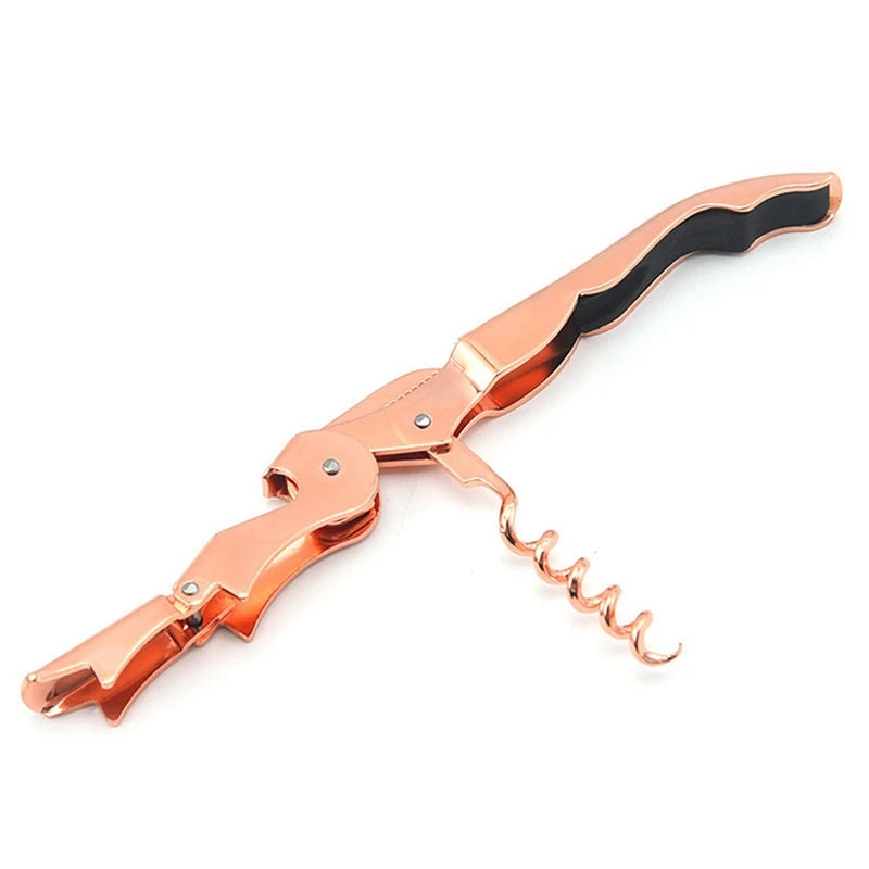 Rose Gold Corkscrew Wine Beer Bottle Opener Utensils