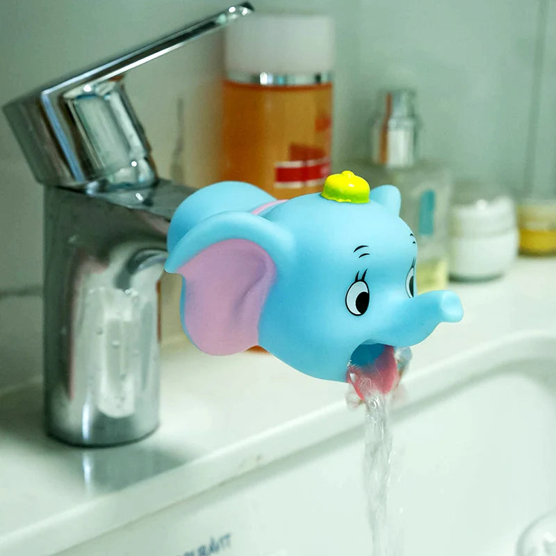 Children Cartoon Faucet Extender Bath Toys Kids Hand