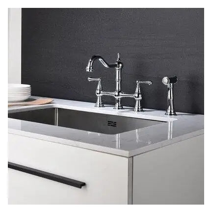 Basin Faucet Cold Faucet Brass Double-Handle Swivel Sink