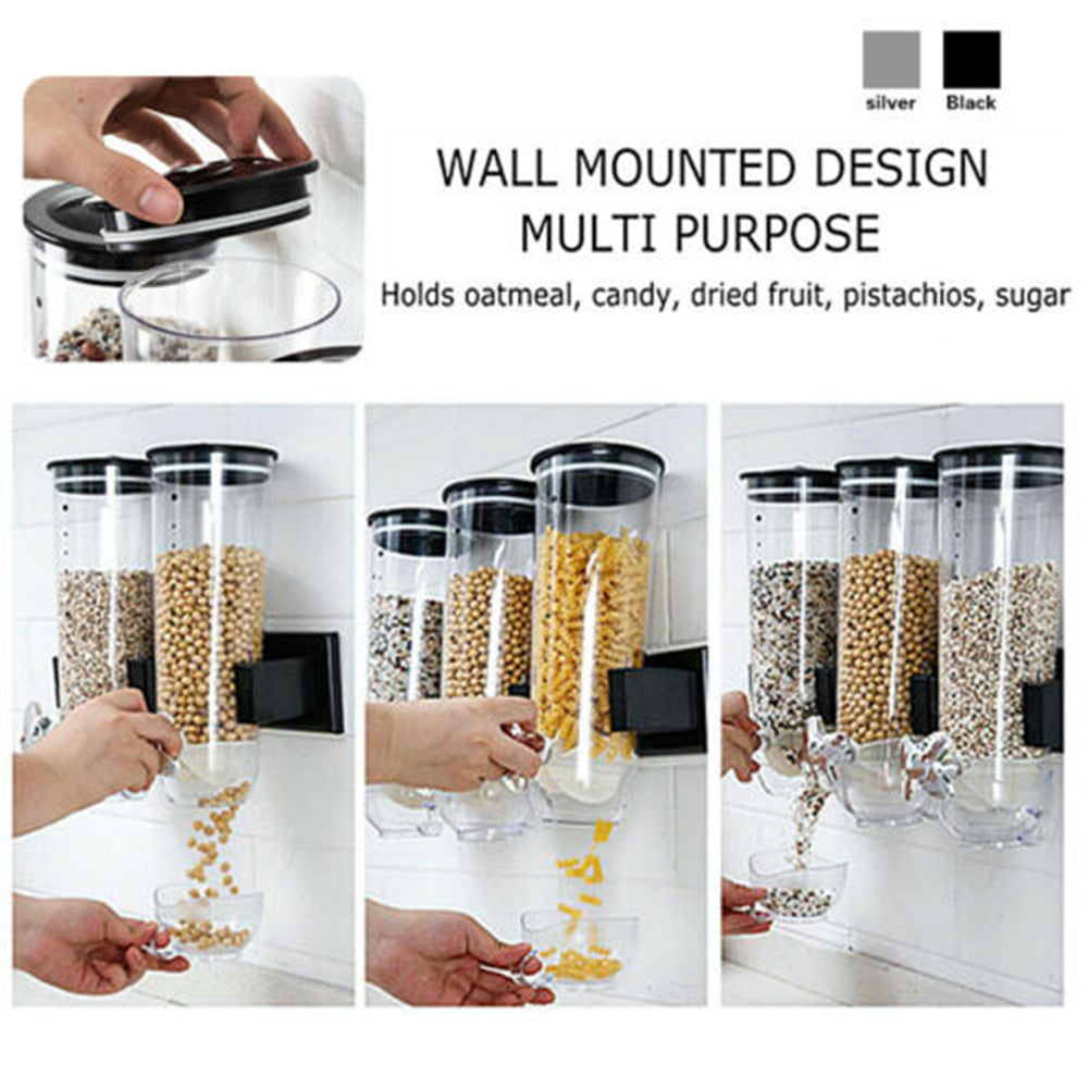 Storage Food Organizer Wall Mounted Dry Food Cereal