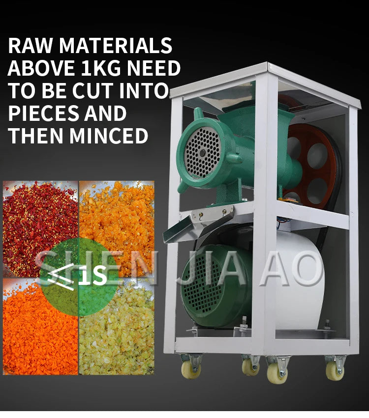 42 Meat Grinder 220v Commercial Bone Shredder 3kw