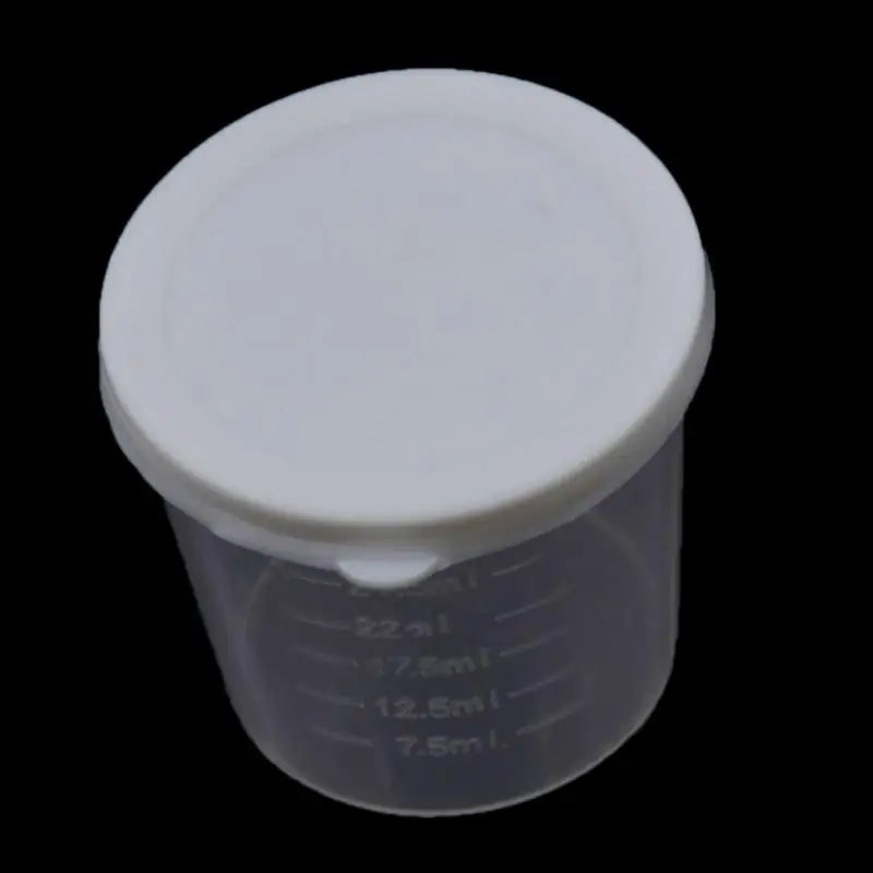 10pcs 30ml/50ml Clear Scaled Plastic Measuring Cups Cover
