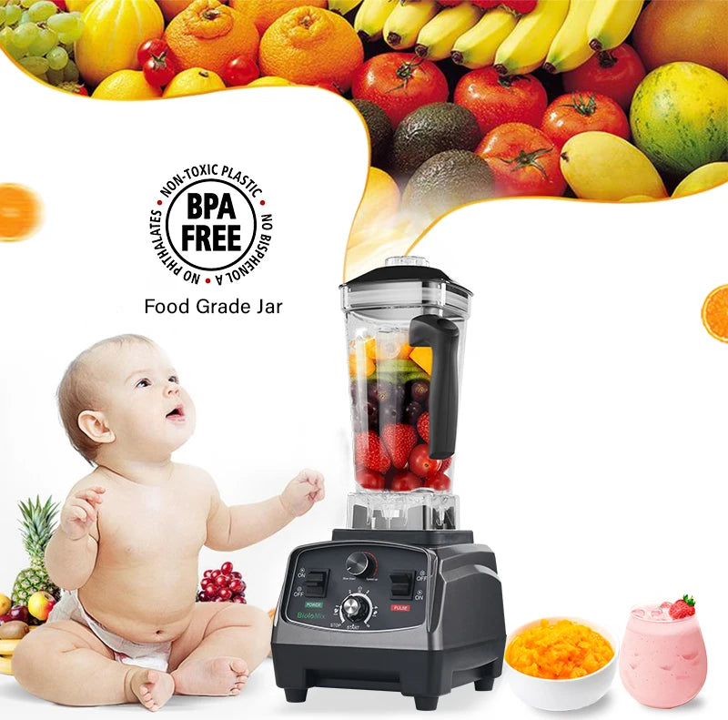 Biolomix Bpa 2200w Commercial Grade Timer Blender Mixer