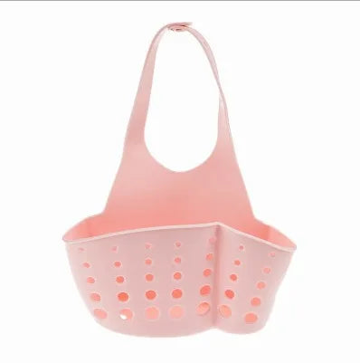 Sink Holder Hanging Drain Basket Adjustable Soap Sponge