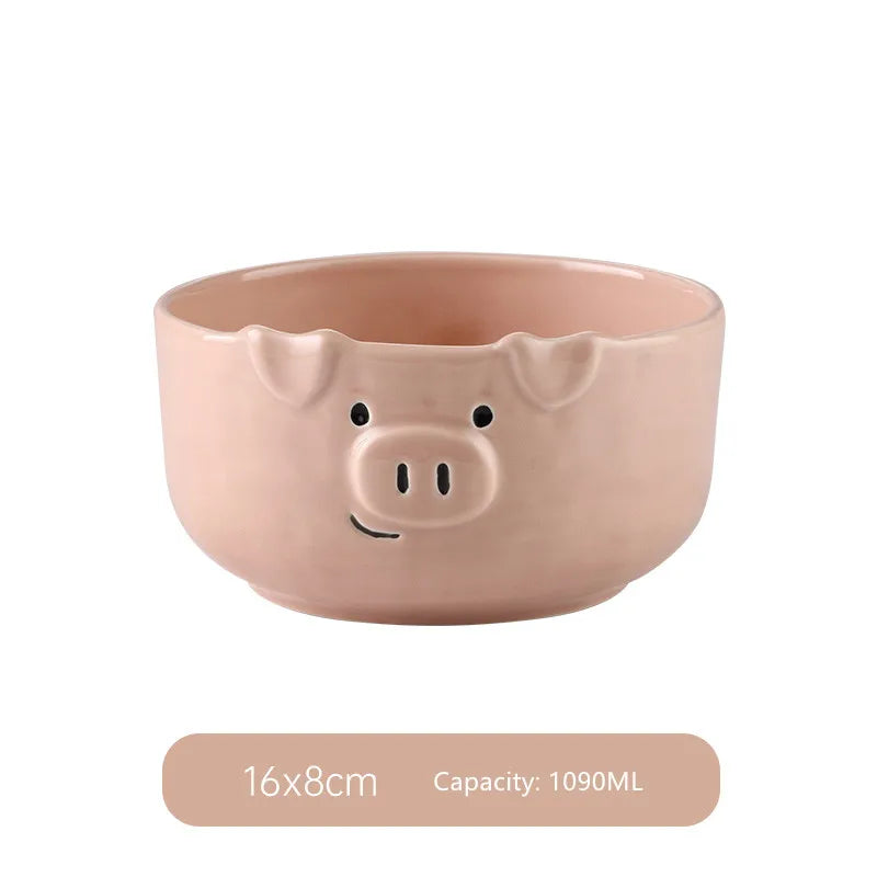 Cute Dish Ceramic Japanese Cartoon Tableware Creative Personality