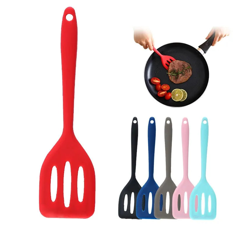 Silicone Turner Spatula Fried Shovel Egg Fish Frying