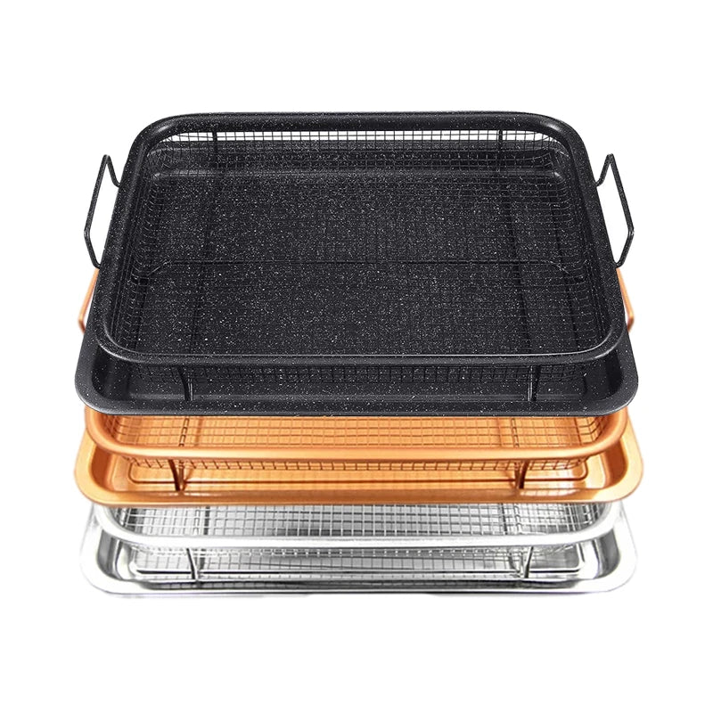 Copper Baking Tray Oil Frying Baking Pan Non-Stick