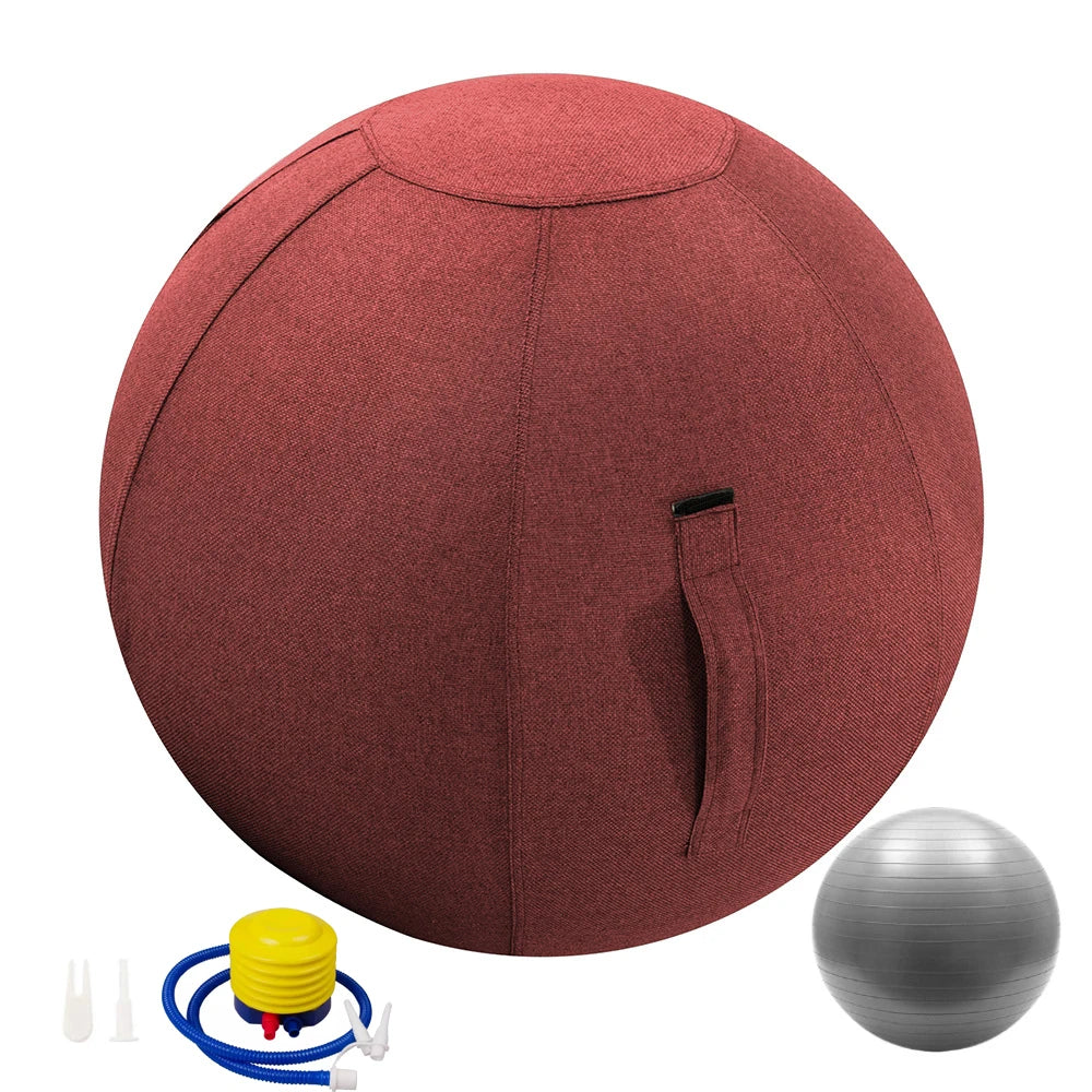 Sports Yoga Balls Handle & Cover & Pump