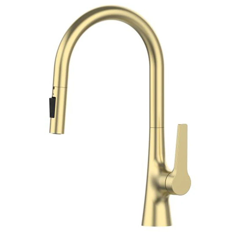Bagnolux Titanium Black Brushed Deck Mounted Faucet Two