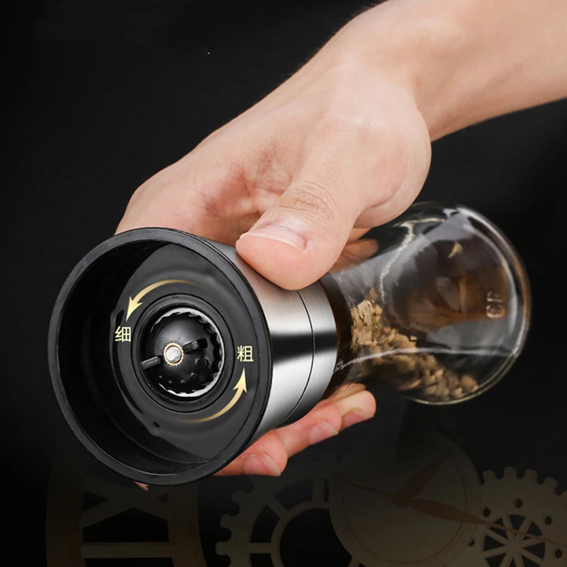 Stainless Steel Salt Pepper Grinders Bottle Spice Jar