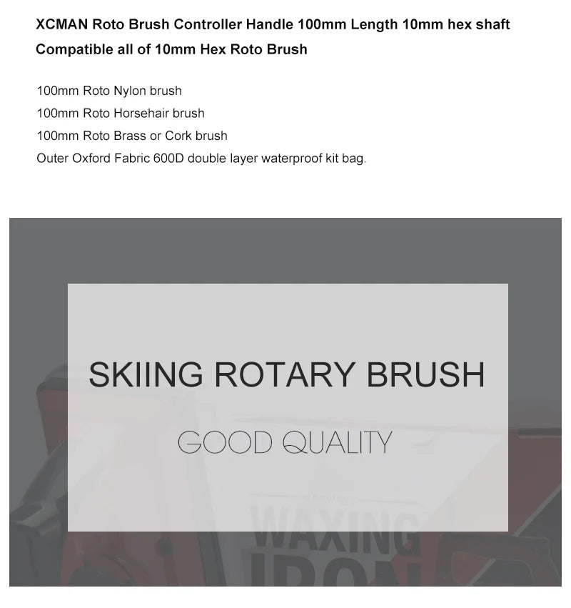 Xcman Ski Roto Brush Kit Roto Brush Controller