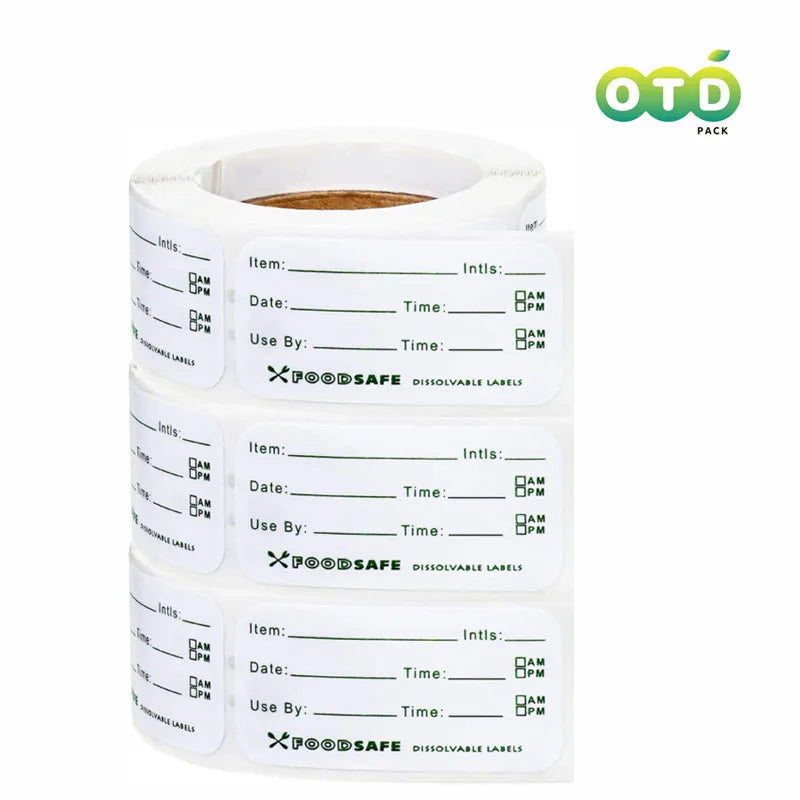 300/Pcs Food Storage Labels Adhesive Removable Food Labels
